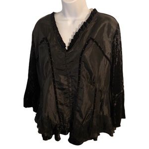 Pretty Angel Black Blouse